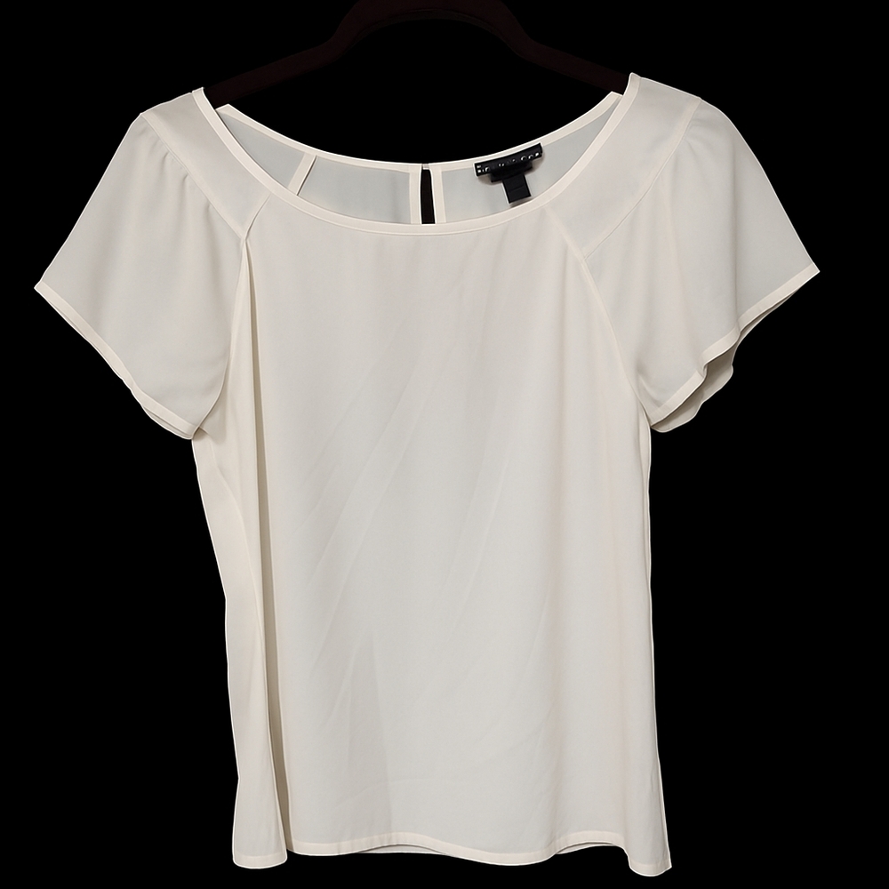 Express Ivory Cap Sleeve Blouse XS